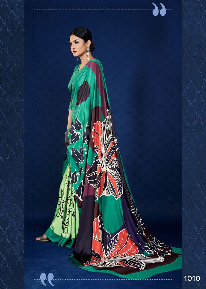 Roma By Jivora Crepe Digital Printed Casual Wear Saree Wholesale In India