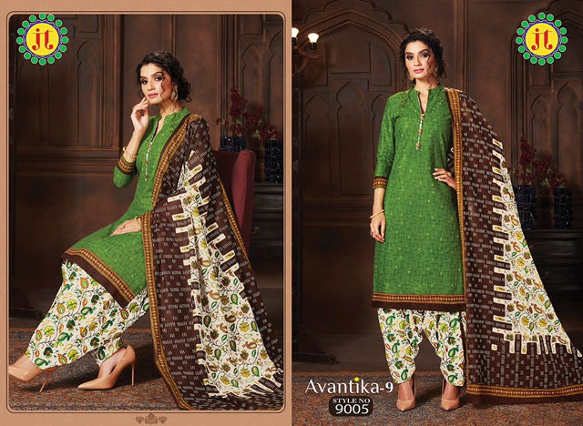 Jt Avantika 9 Casual Printed Regular Wear Pure Cotton Collection