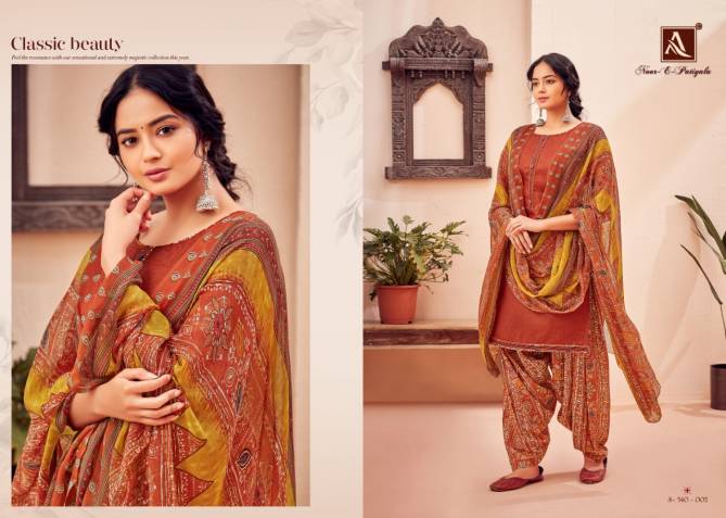 Alok Noor E Patiyala 11 Designer Pure Jam Jacquard with Stitched Tie and Fancy Bottom And Dupatta Dress Material Collection