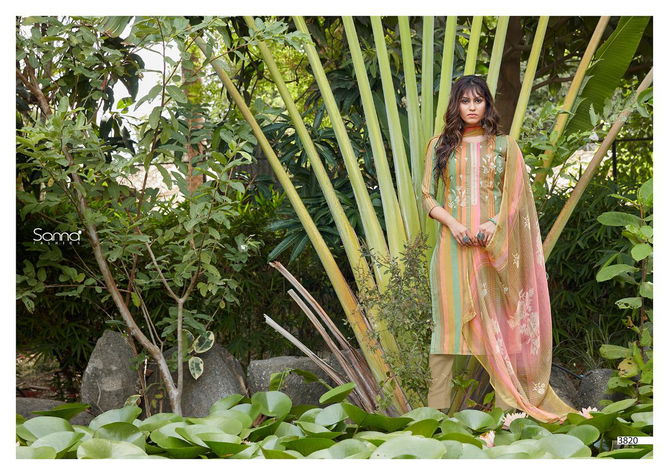 Sanna Khaani Printed With Fancy Work Casual Wear Salwar Kameez Collection
