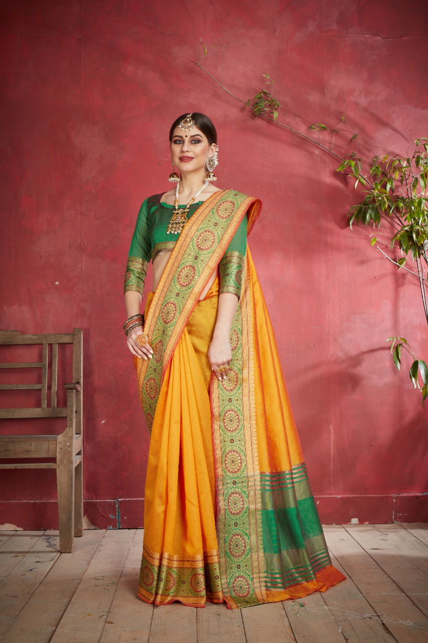 New Collection Of Party Wear Silk Saree