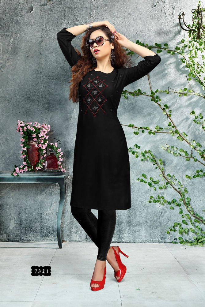 Ft Lotus Simple Latest Designer fancy Ethnic Regular Wear Kurtis Collection
