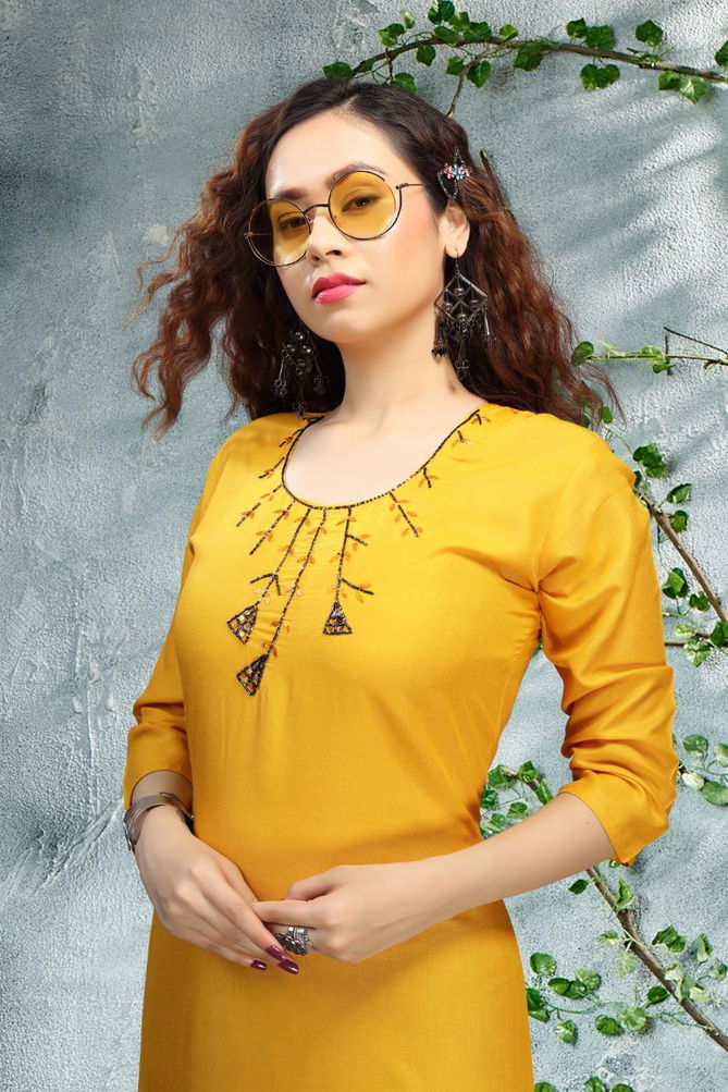 Ft Lotus Simple Latest Designer fancy Ethnic Regular Wear Kurtis Collection
