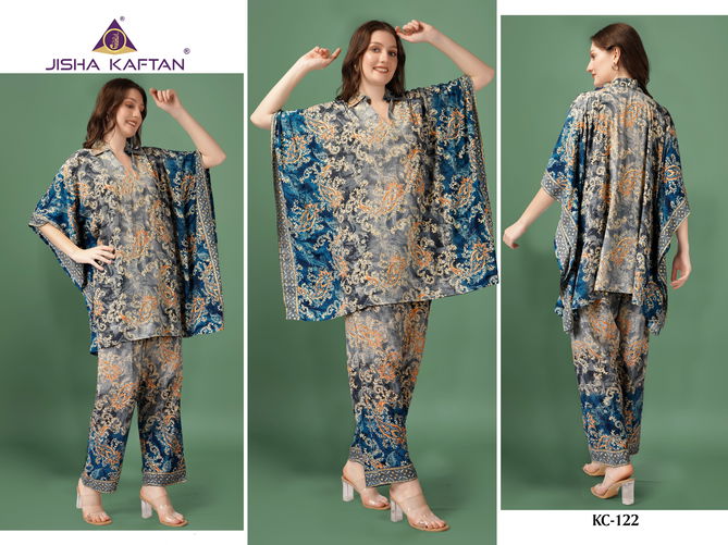 Rayon Co Ord Vol 4 By Jisha Kaftan Western Cord Set Islamic Kaftan Wholesale Online