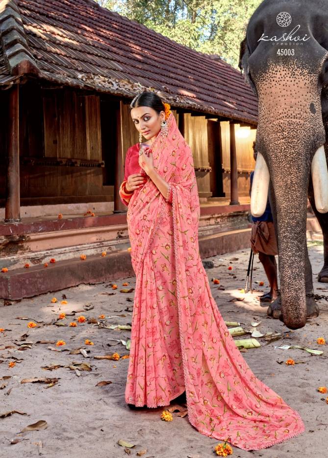 Kashvi Nirali Fancy Latest Fancy Designer Heavy Regular Casual Wear Chiffon Printed Sarees Collection
