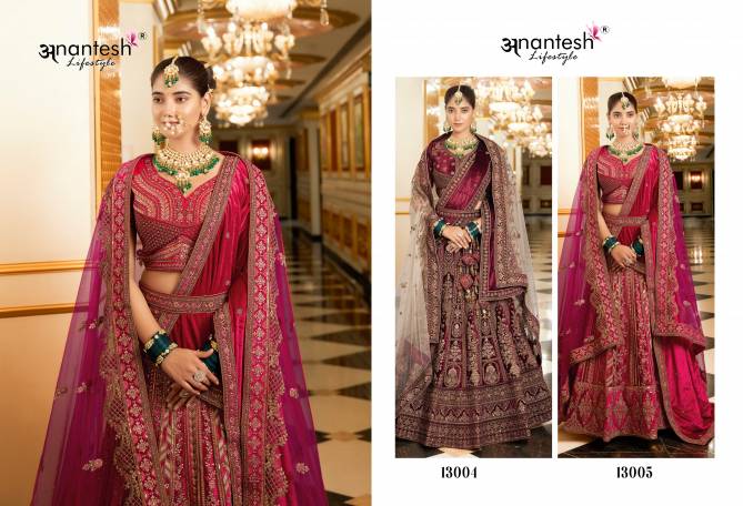 Wedding Bride Vol 2 By Anantesh Velvet Lehenga Choli Suppliers In India