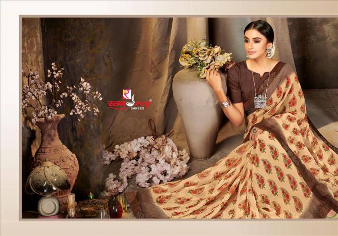 Rashna Designer Fancy Regular Wear Chiffon Printed Designer Saree Collection
