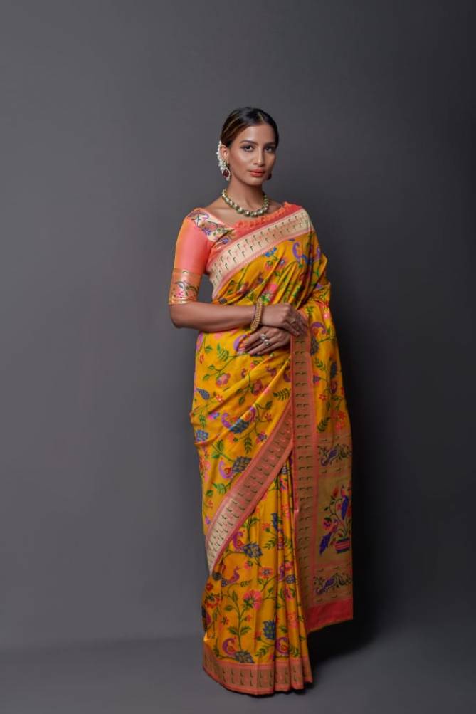 Rajyog Apoorva Silk Weaving Heavy Festive Wear Fancy Designer Saree Collection
