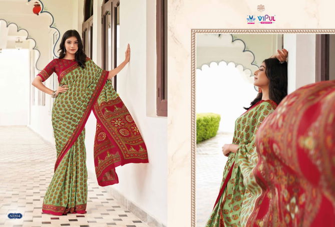 Heritage Silk Vol 11 By Vipul Crepe Daily Wear Sarees Exporters In India