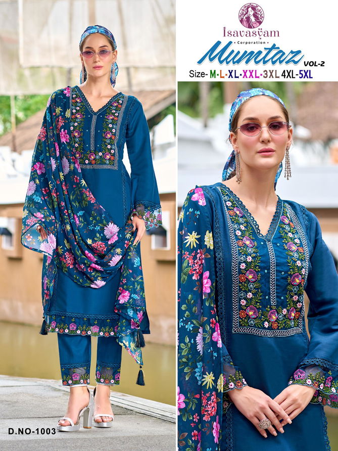 Mumtaz Vol 2 By Isavasyam Roman Silk Designer Readymade Suits Wholesalers In Delhi