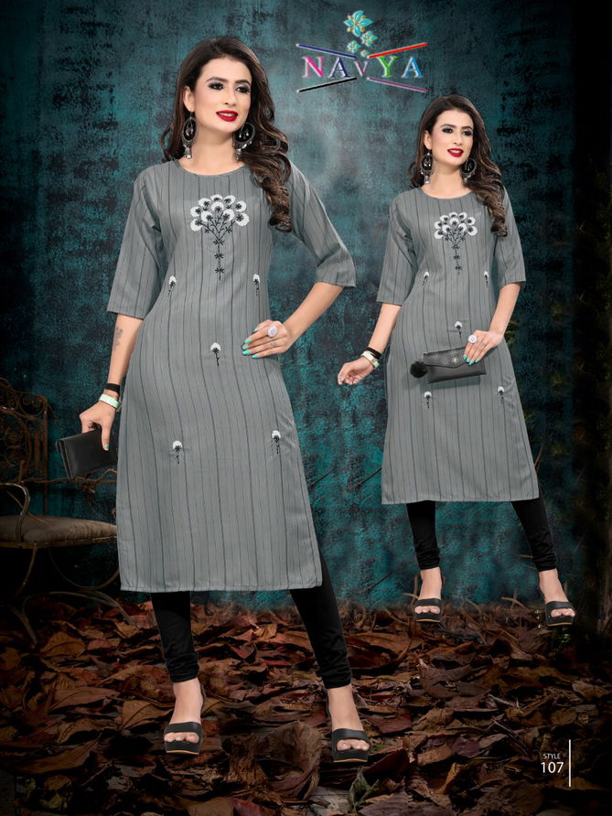 Navya Fashion Bits Latest Designer Fancy Party Wear Kurti Collection 