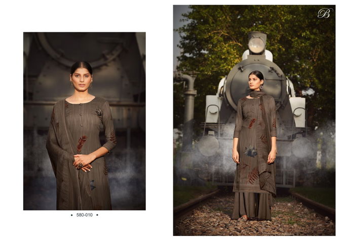 Ruhani By Belliza Woollen Winter Wear Pashmina Dress Material Wholesale Online