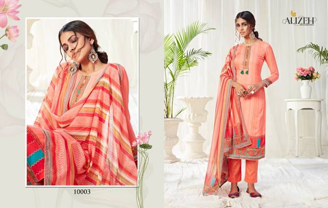 Alizeh Bliss Latest Designer Printed Cotton Dress Material Collection