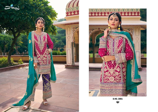 Avani By Your Choice Chinon Wedding Salwar Suits Catalog
