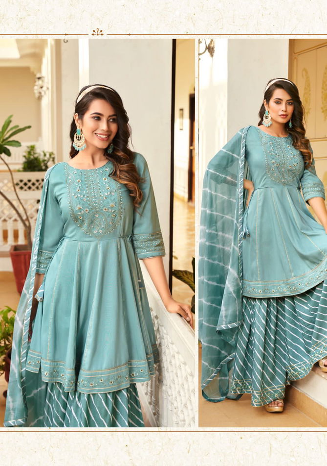 Keshvi By Ladies Flavour Sharara Readymade Suits Catalog