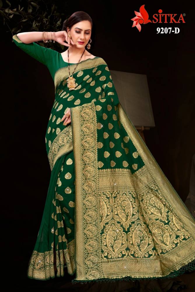 Raveena 9207 Latest Fancy Designer Casual Wear Cotton Silk Sarees Collection
