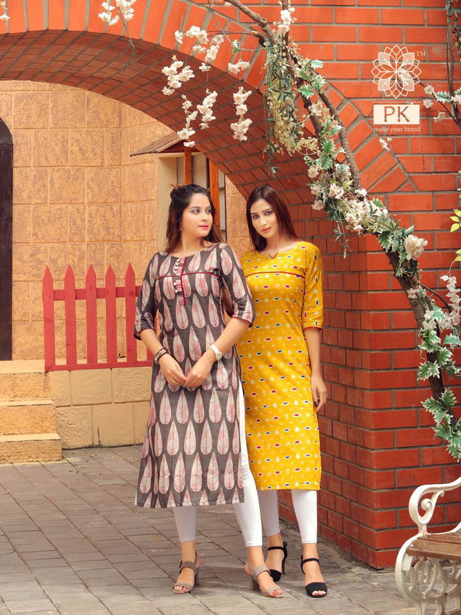 FASHION TREND VOL 1 Latest Designer Heavy Rayon Regular Wear Printed Kurti Collection