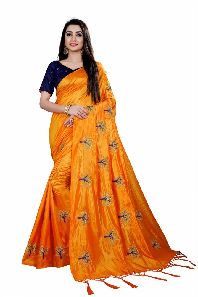 New Party Wear Festive Wear Latest Collection Of Paper Silk Saree 