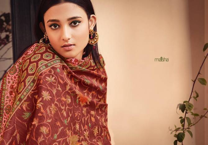 MAISHA SHANAYA Latest fancy designer festive Wear Pure Maslen With Hand Work And Beautiful Tassels On Back Readymade Salwar Suit Collection
