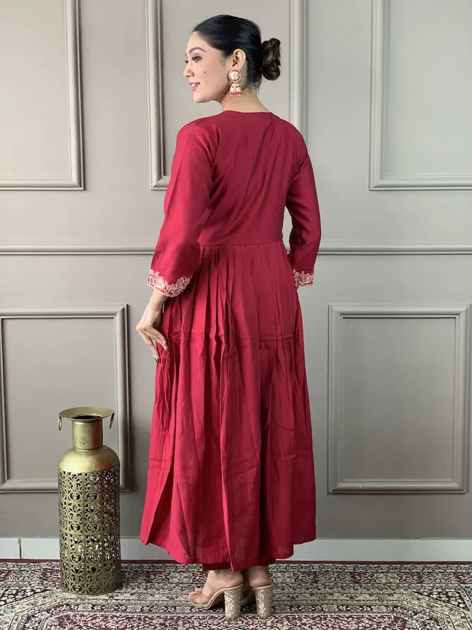 KF Kalaai 3020 Viscose Chanderi Embroidery Kurti With Bottom Dupatta Orders In India