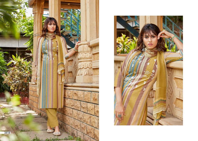 Sanna Khaani Printed With Fancy Work Casual Wear Salwar Kameez Collection
