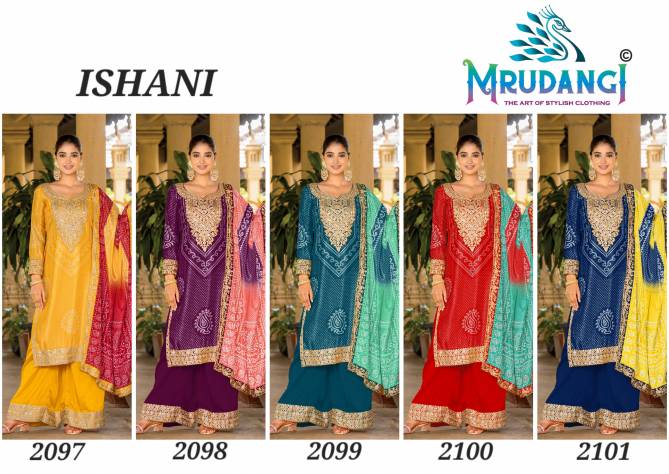 Ishani By Mrudangi Printed Chinon Readymade Suits Wholesale Online