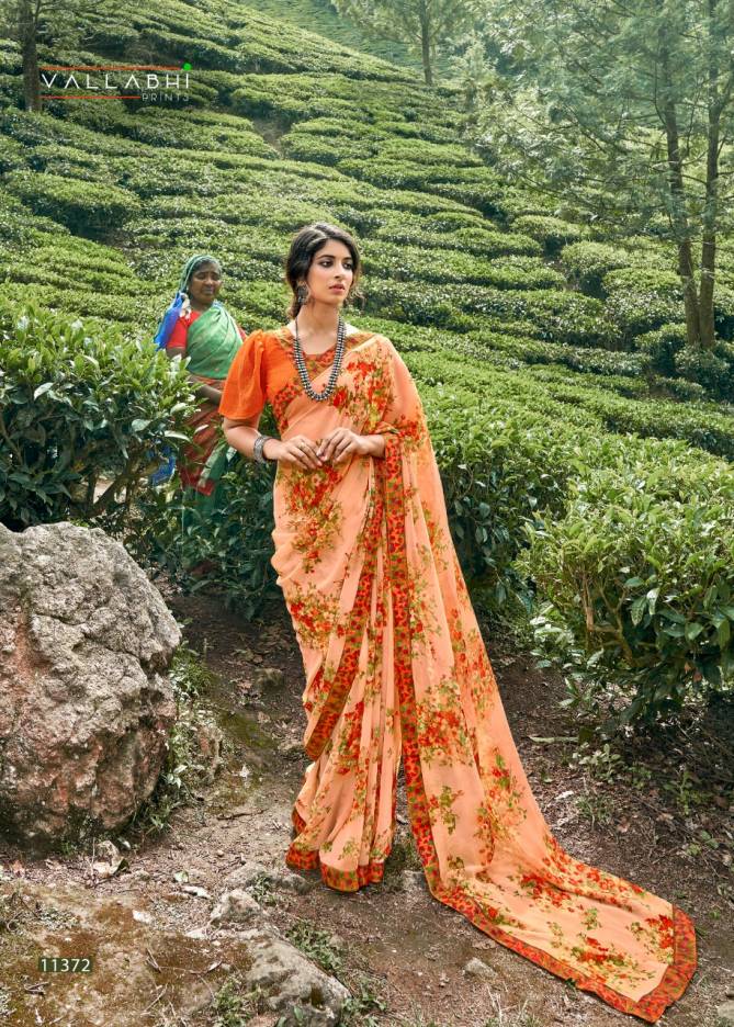 VALLABHI IMLI Latest Heavy Casual Wear Fancy Weightless Printed Saree Collection