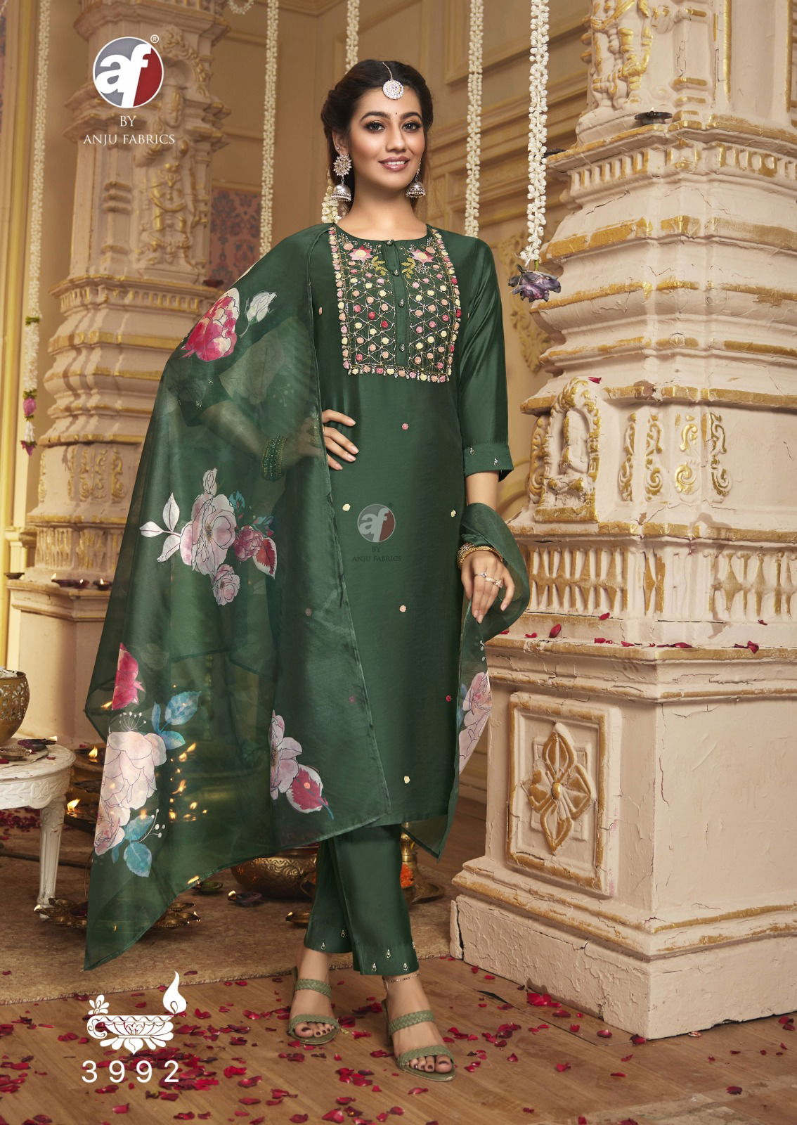 Sangeet Vol 6 By Af Viscose Designer Kurti With Bottom Dupatta Orders In India