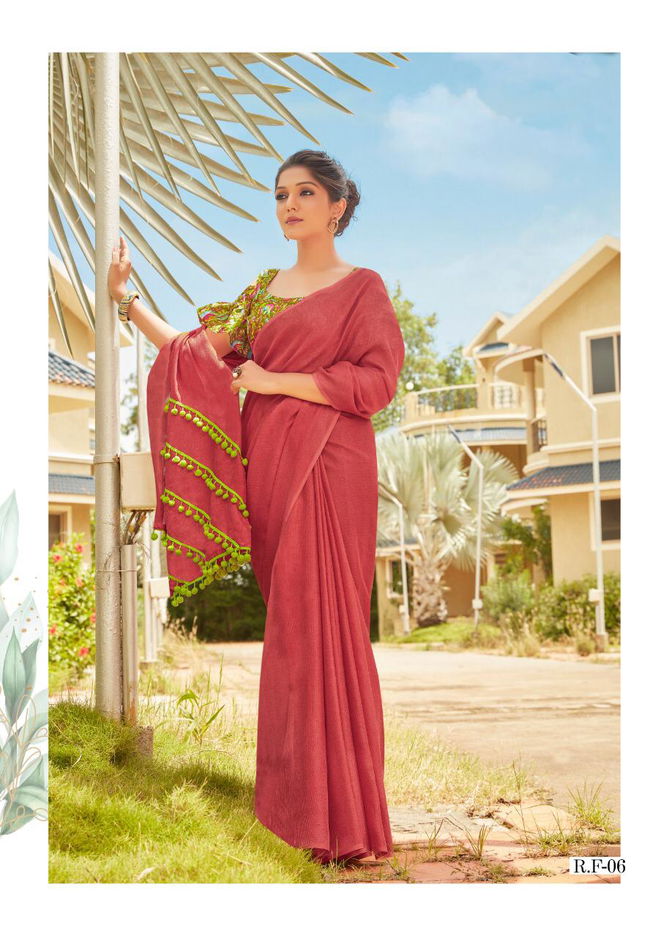 Shreyans Rpid Fire Designer Fancy Look Casual And Function Wear Saree Collection  