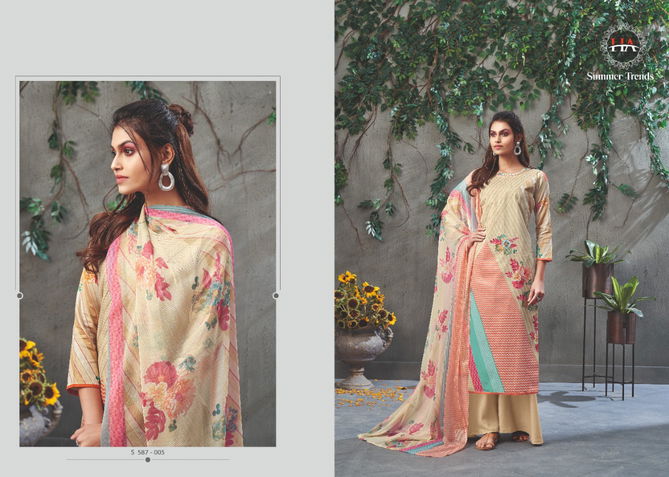 Zulfat Summer Trends Latest Fancy Ethnic Wear Designer Jam Cotton Digital Print Dress Material Collection
