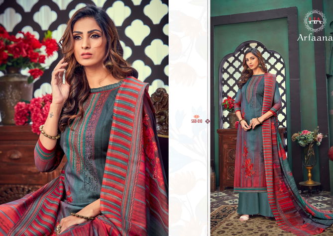 Harshit Arfaana Latest Fancy Regular Wear Digital Printed Designer Cotton Dress Material Collection