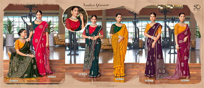 Ojasvi 2 By 5D Designer Jacquard Brasso Sarees Orders In India