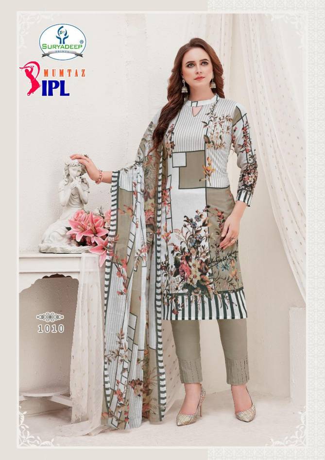 Suryadeep IPL Mumtaz Latest Designer Daily Wear Pure Cotton Printed Dress Material Collection  