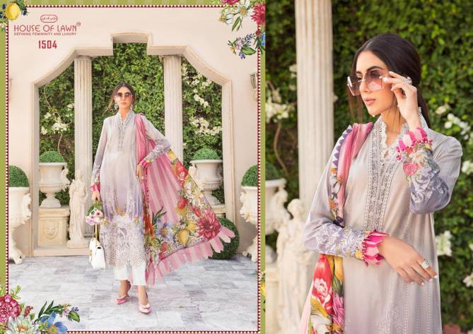 House OF Lawn Maria Latest Festive Wear Heavy Embroidery Pakistani Salwar Kameez Collection