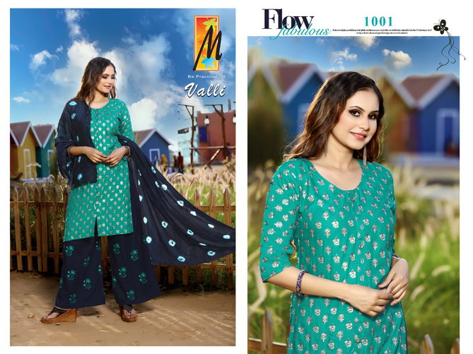 Master Valli Latest Designer Ethnic Wear Rayon Printed Ready Made Collection