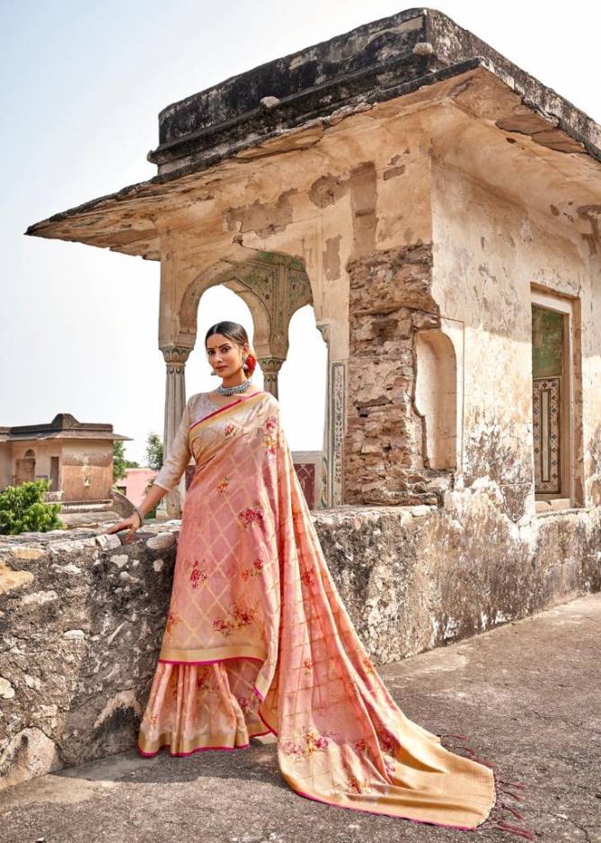 Lt Musleen Latest Casual Wear Designer Fancy Digital Printed Silk Saree Collection 
