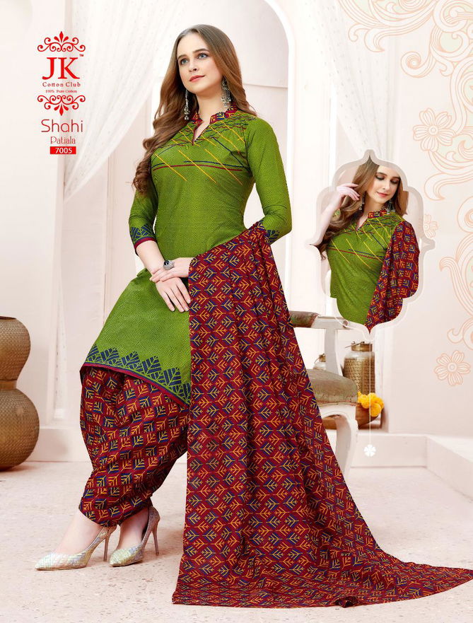 JK Shahi Patiyala 7 Latest fancy Designer regular wear Cotton Printed Dress Material Collection
