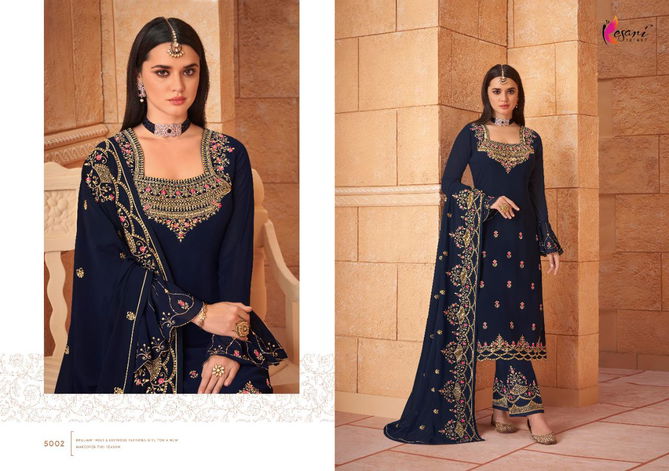 Kesari Hayat 1 Festive Wear Georgette Embroidery Diamond Work  Designer Salwar Kameez Collection
