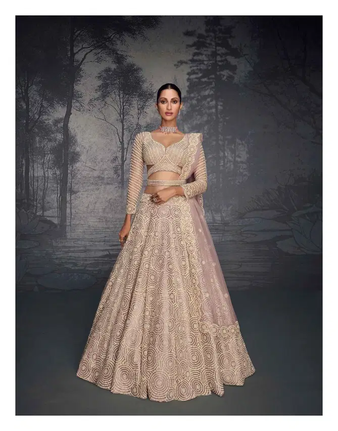 Glamour By Sayuri Designer Net Embroidery Lehenga Choli Orders In India