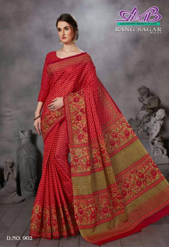 Ab Rang Sagar Latest Designer Cotton Printed Saree Collection 