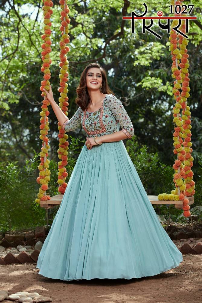 Parmpara 6 Exclusive Fancy Stylish Festive Wear Georgette Embroidery Work Sharara Suit Collection
