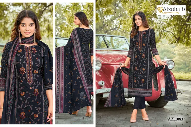 Alzohaib Az 1080 To 1083 Cotton Pakistani Suits Wholesale Shop In Surat
