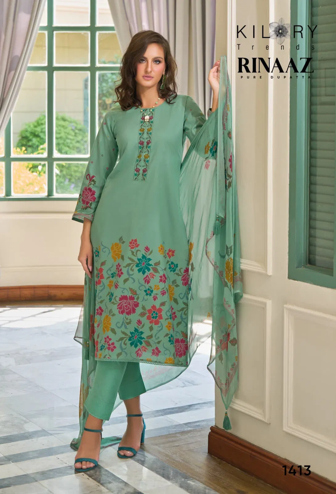 Rinaaz By Kilory Lawn Cotton Digital Printed Salwar Kameez Wholesale Online