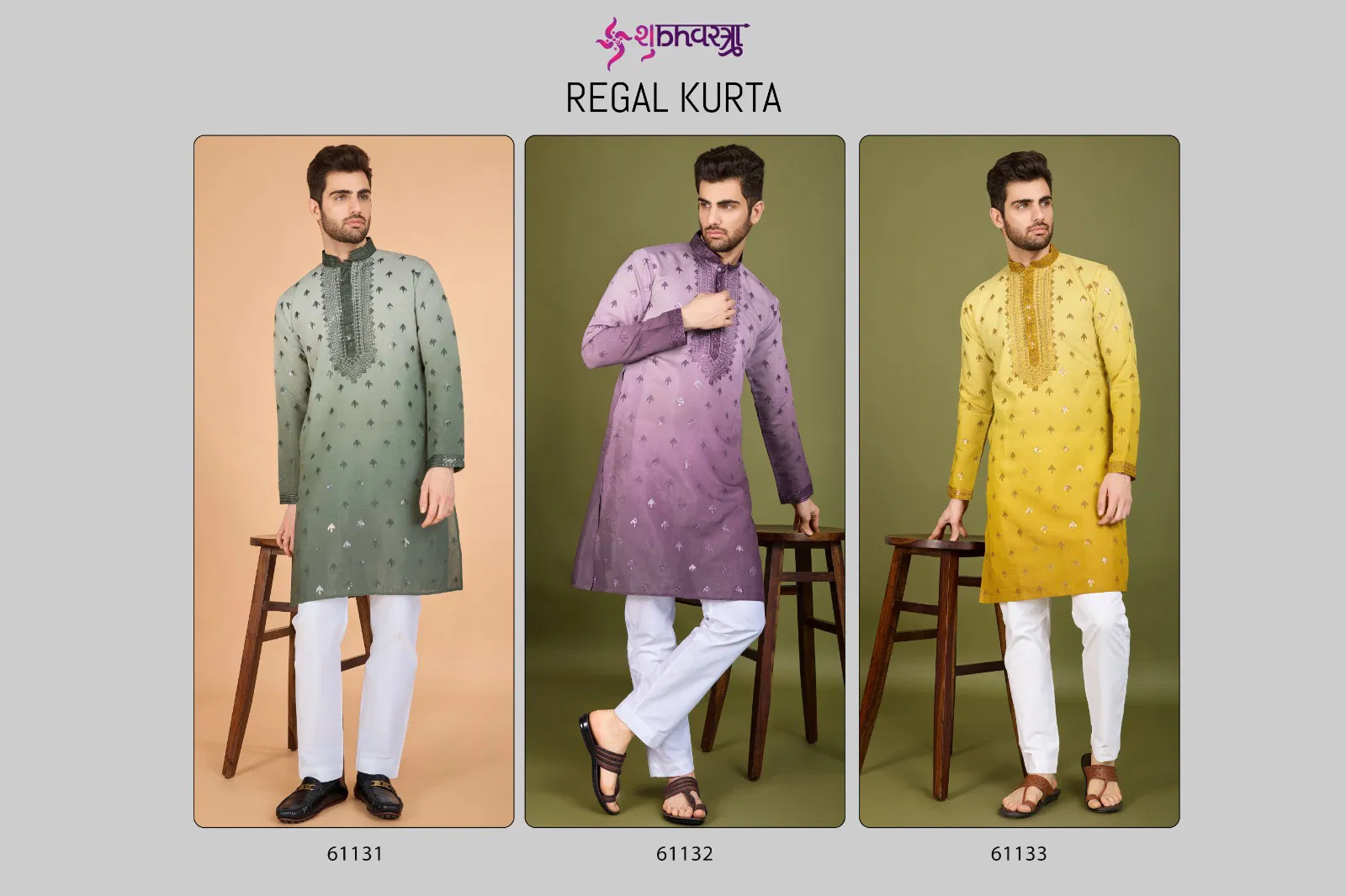 Ragal Kurta by Shubhvastra Viscose Silk Mens Kurta Wholesale In India