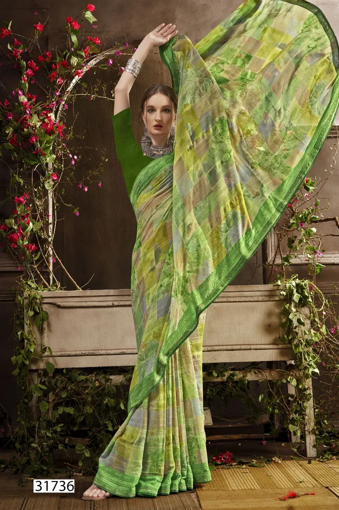 Vilokita Vol 5 By Vallabhi Georgette Printed Saree Exporters In India