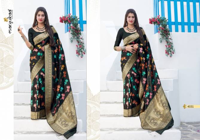 Manjubaa Premium Nx Fancy Designer Festive Wear Soft Silk Latest Saree Collection
    