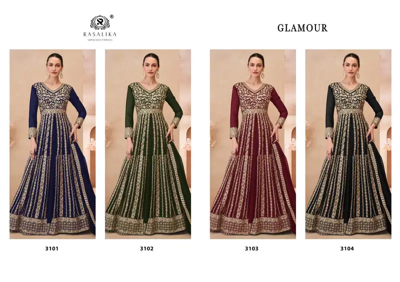 Glamour By Rasalika Georgette Readymade Suits Wholesale Market In Surat