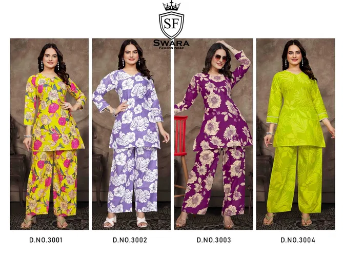 Swara Shree Vol 3 Jaipuri Prints Cambric Cotton Co Ord Set Wholesale Online