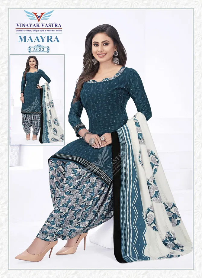 Vinayak Vastra Maayra Vol 2 Printed Dress Material Catalog
