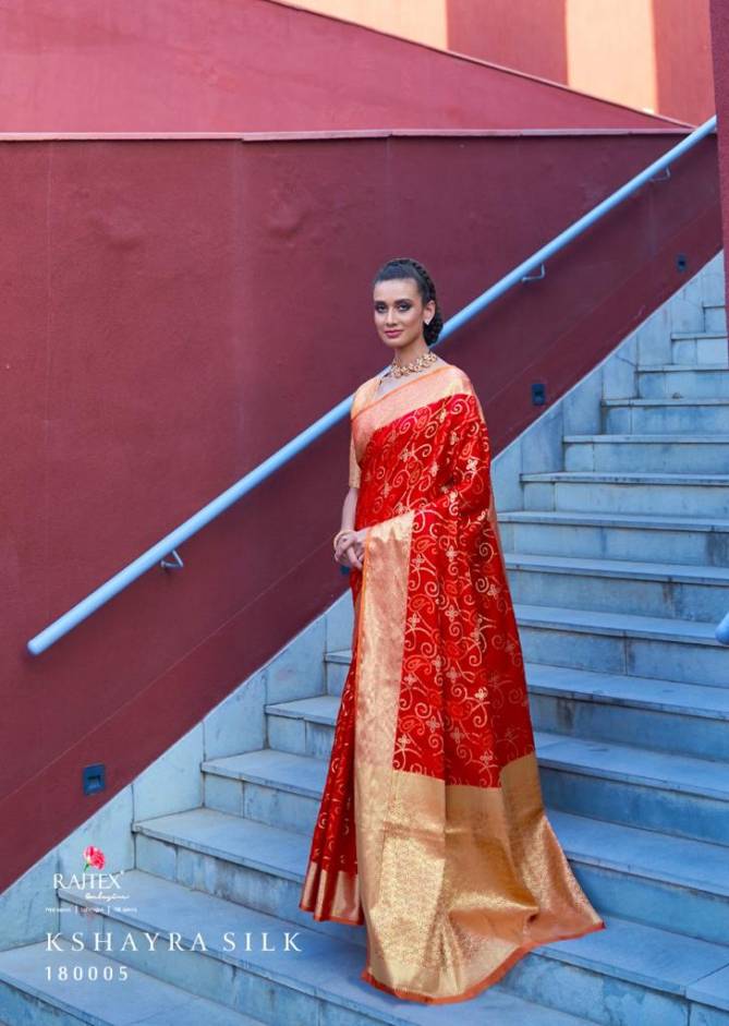 Rajtex Kshayra Latest fancy designer Wedding Ethnic Wear Silk Exclusive Saree Collection
